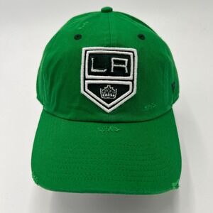 Fanatics Los Angeles Kings NHL Green St Patricks Day Distressed Dad Hat Cap